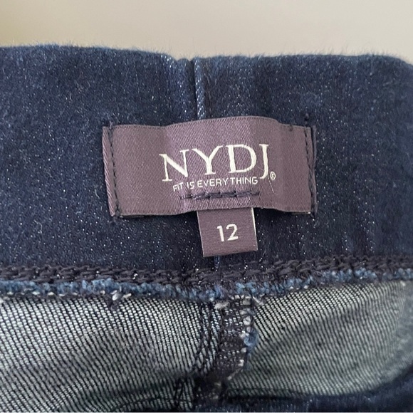 NYDJ Alina Pull On Ankle Dark Wash Stretch Jeans Lift Tuck - Picture 7 of 10